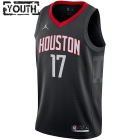 Maillot Enfant Houston Rockets Dennis Schroder 17 2022-23 Jordan Statement Edition Noir Swingman